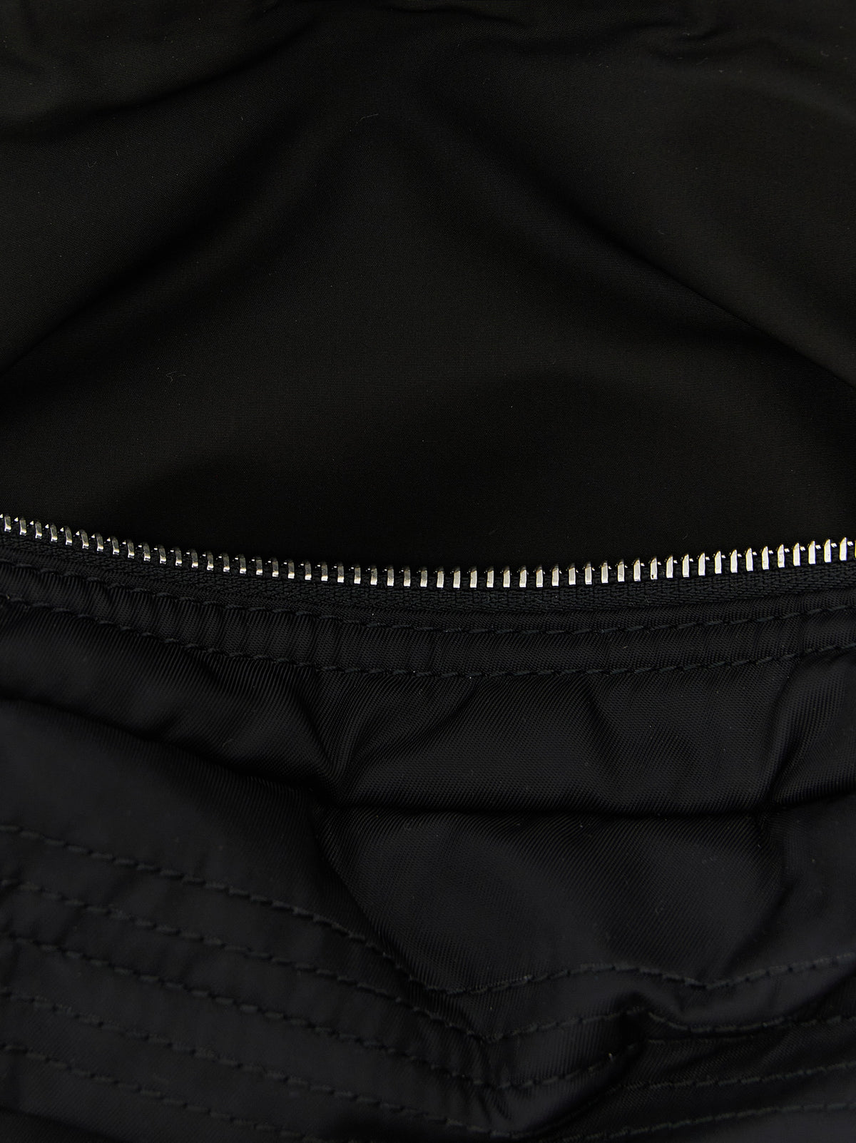 Black Polyamide Crossbody Bag