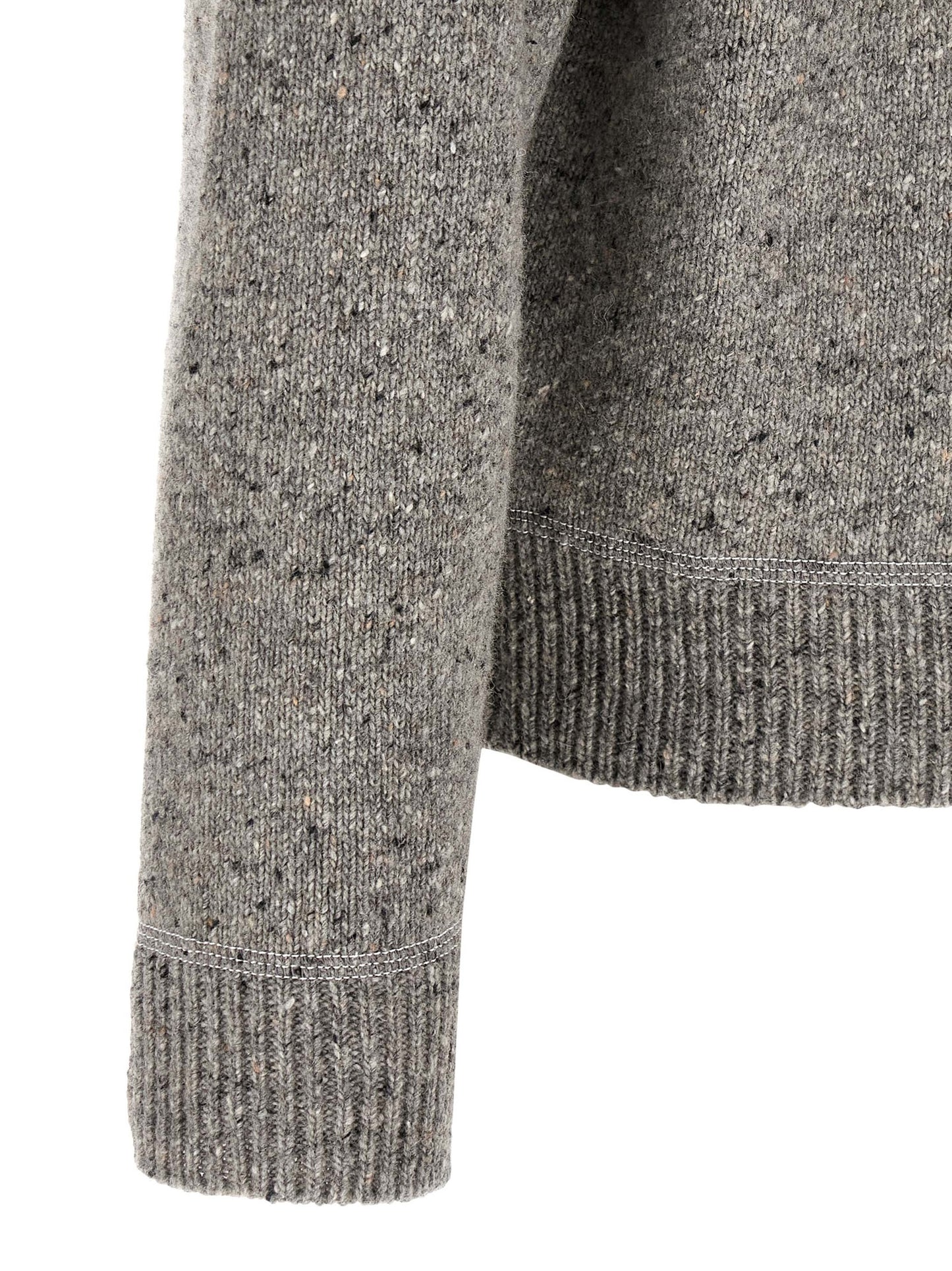 Gray Wool Cardigan
