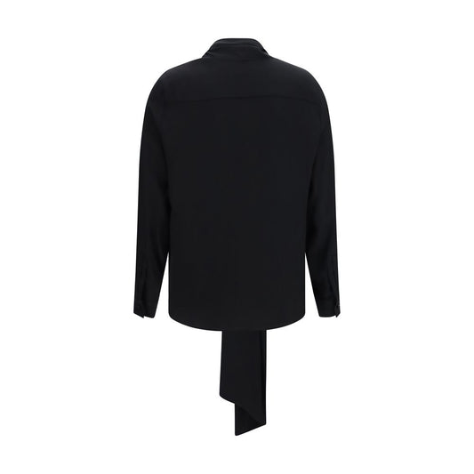 Black Silk Blouse