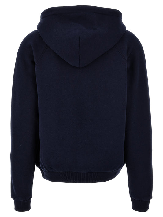Blue Cotton Hoodie