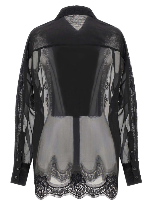 Black Silk Blouse
