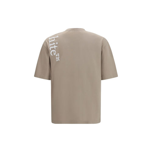 Beige Cotton T-Shirt