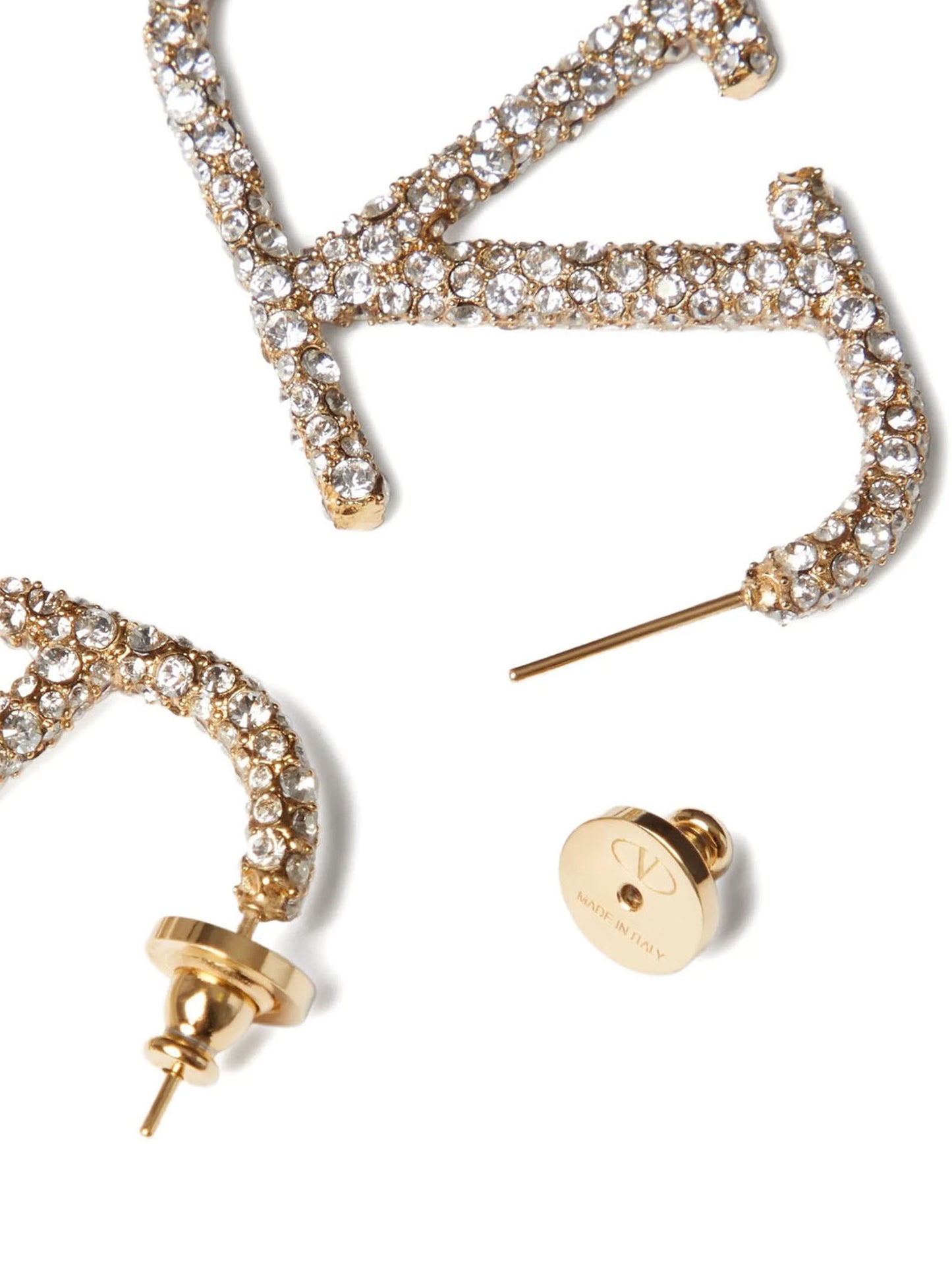 Gold Brass Earrings