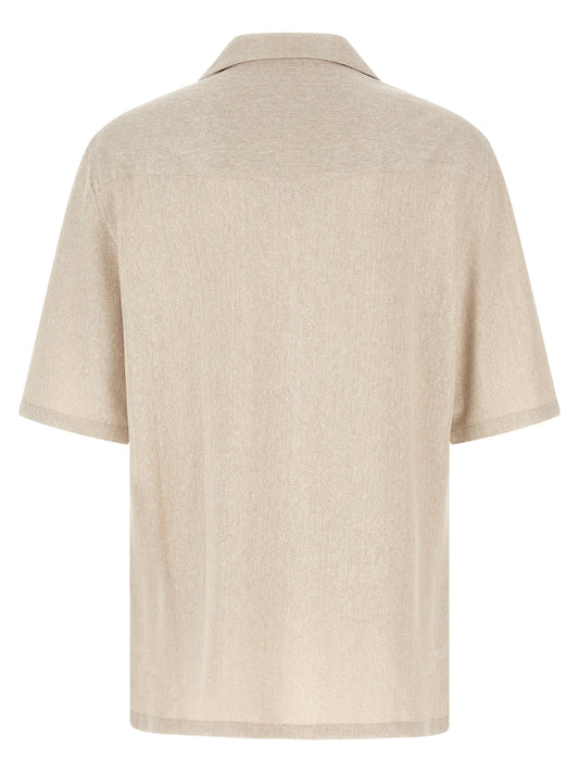 Beige Linen Blouse