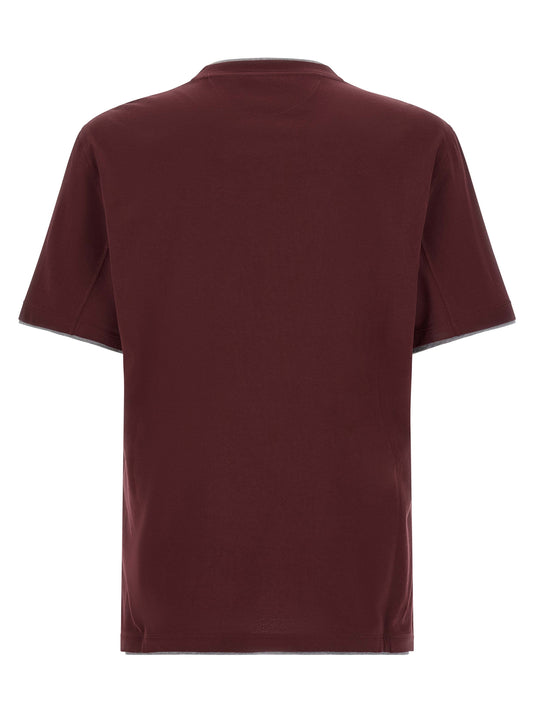 Bordeaux Cotton T-Shirt