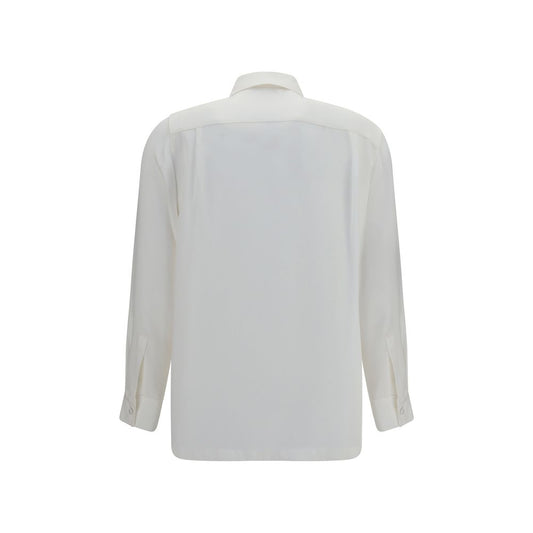 White Silk Dress Shirt