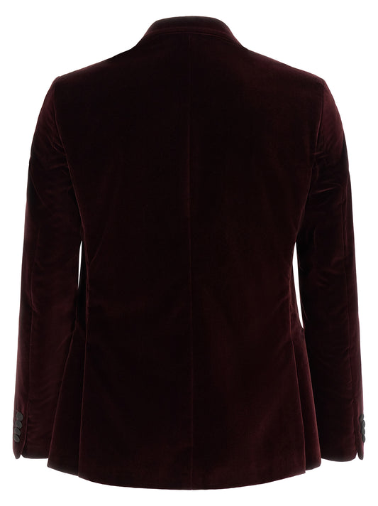 Bordeaux Cotton Blazer