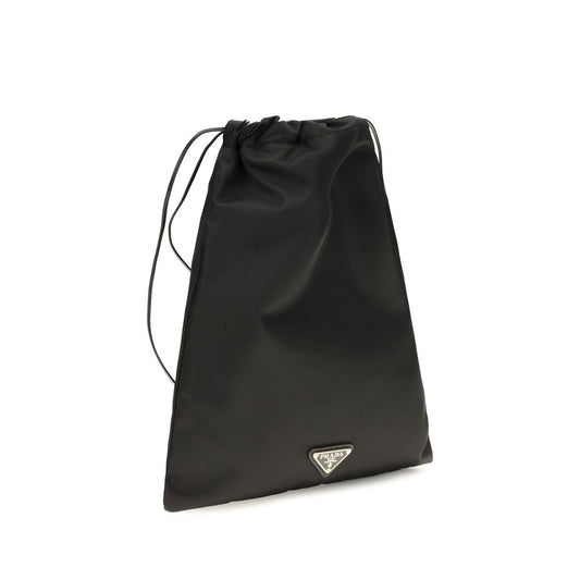 Black Polyamide Clutch Bag