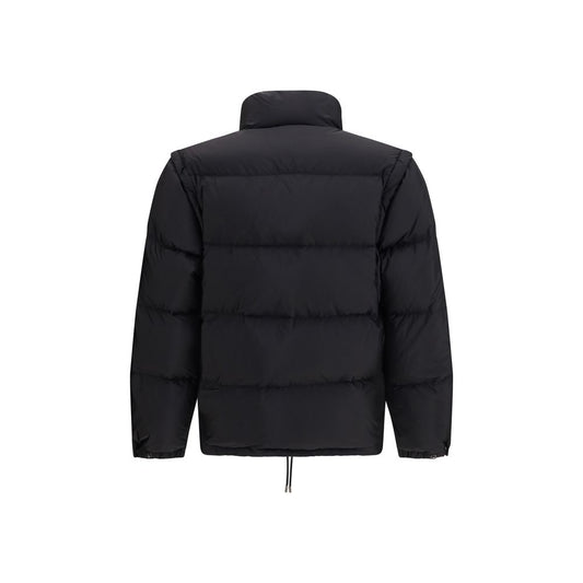 Black Nylon Full-Length Jacket