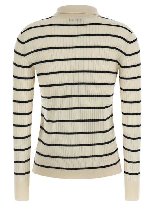 Blue Cashmere Polo Shirt
