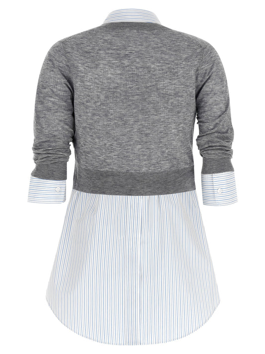 Gray Wool Blouse