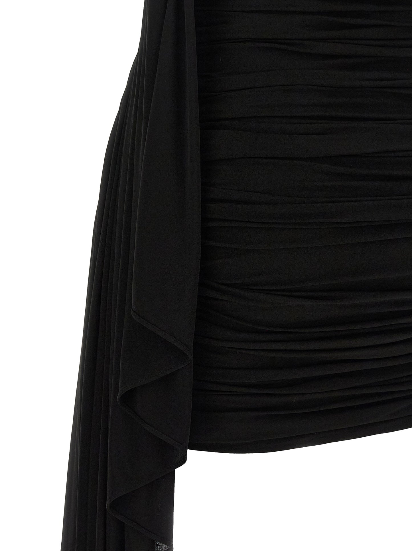 Black Copper Short Dress