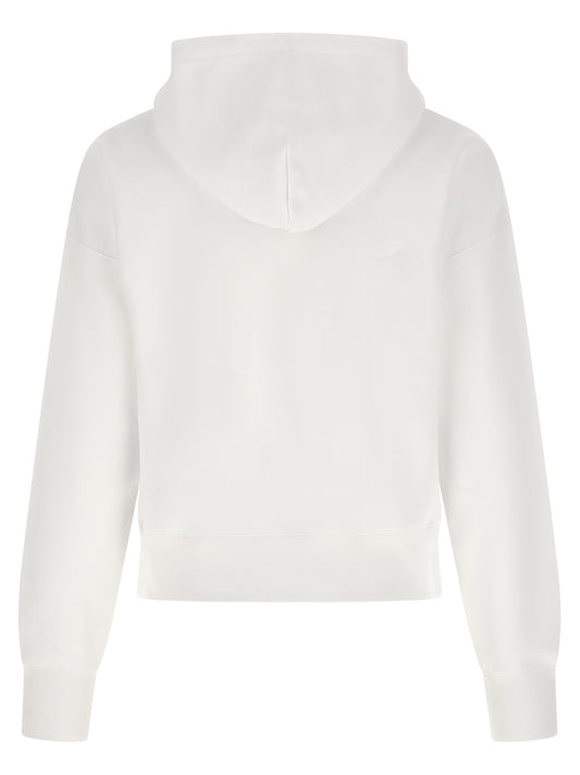 White Cotton Hoodie