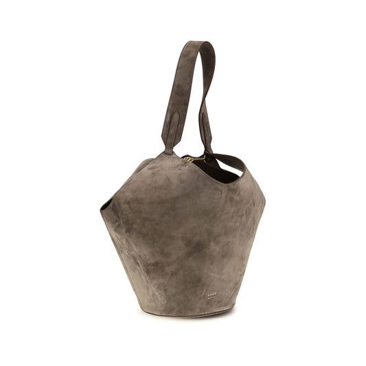 Beige Calf Leather Bos Taurus Shoulder Bag