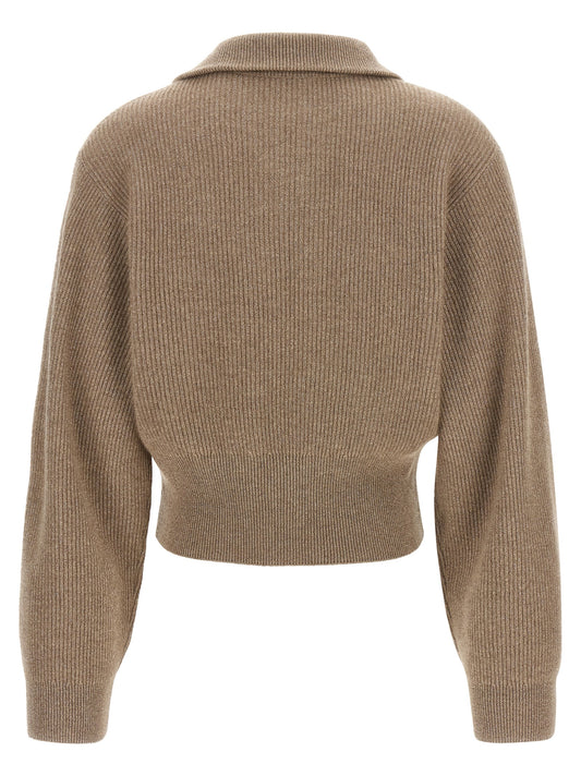 Brown Cashmere Cardigan