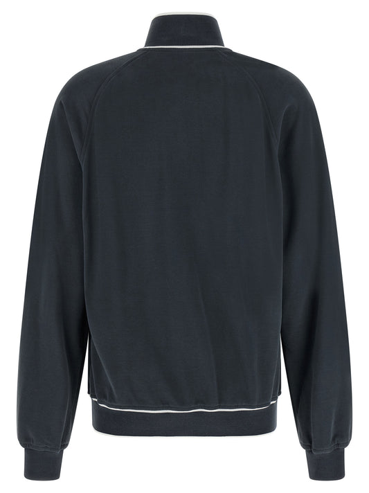 Blue Cotton Sweatshirt