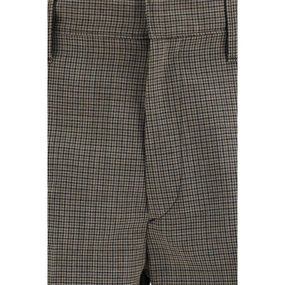 Brown Wool Oves Aries Dress Pants