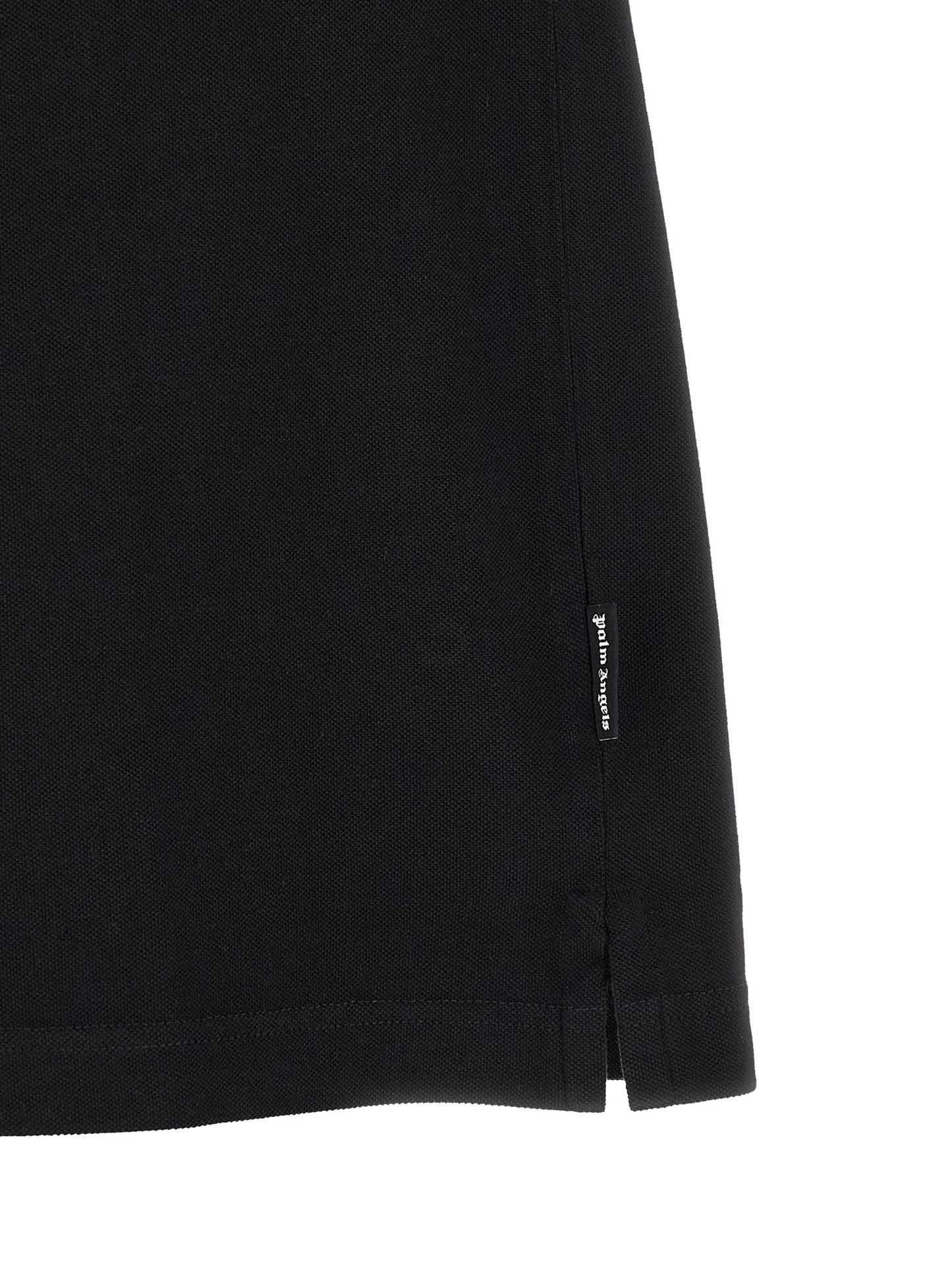 Black Cotton Polo Shirt
