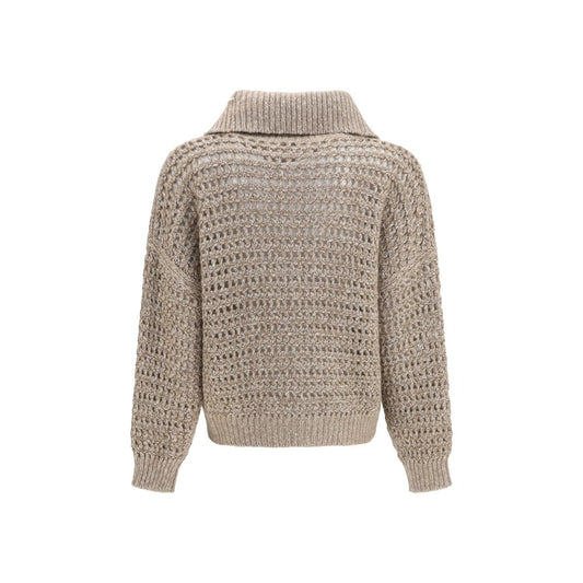 Gray Cashmere Cardigan