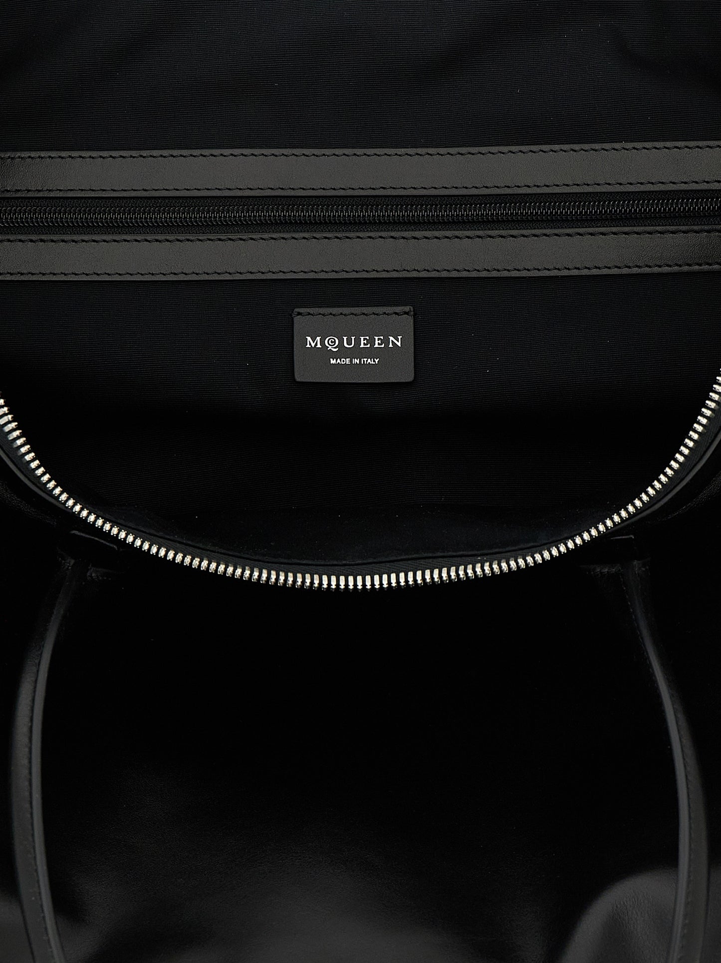 Black Calfskin Shoulder Bag