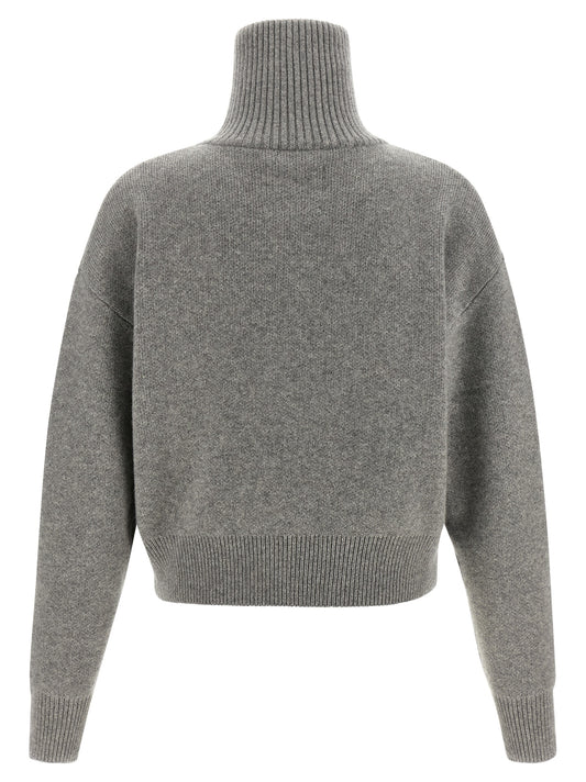 Gray Cashmere Cardigan