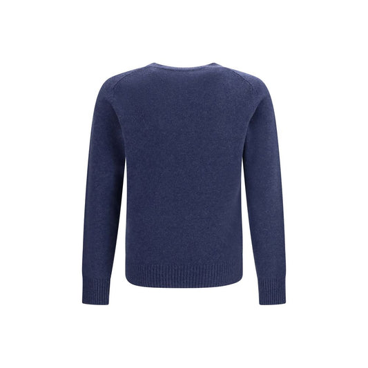 Blue Cashmere Sweatshirt