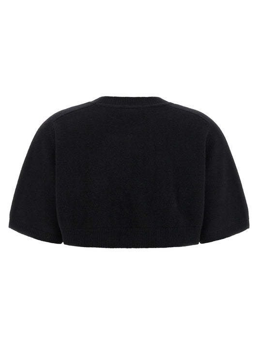 Black Wool Sweatshirt