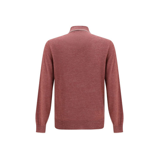 Bordeaux Cashmere Polo Shirt