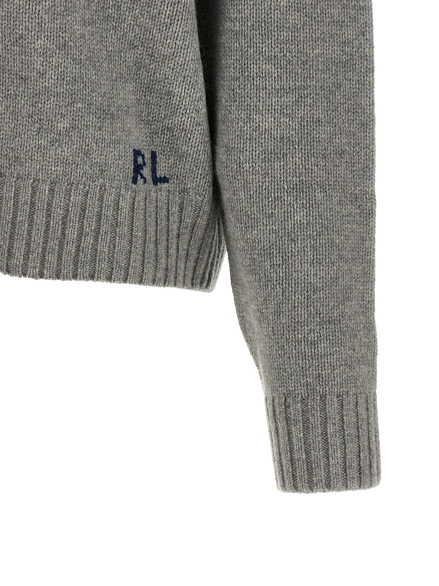 Gray Wool Cardigan