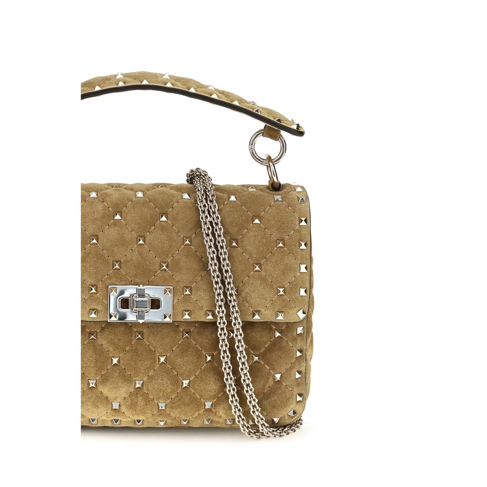 Beige Calf Leather Bos Taurus Handbag