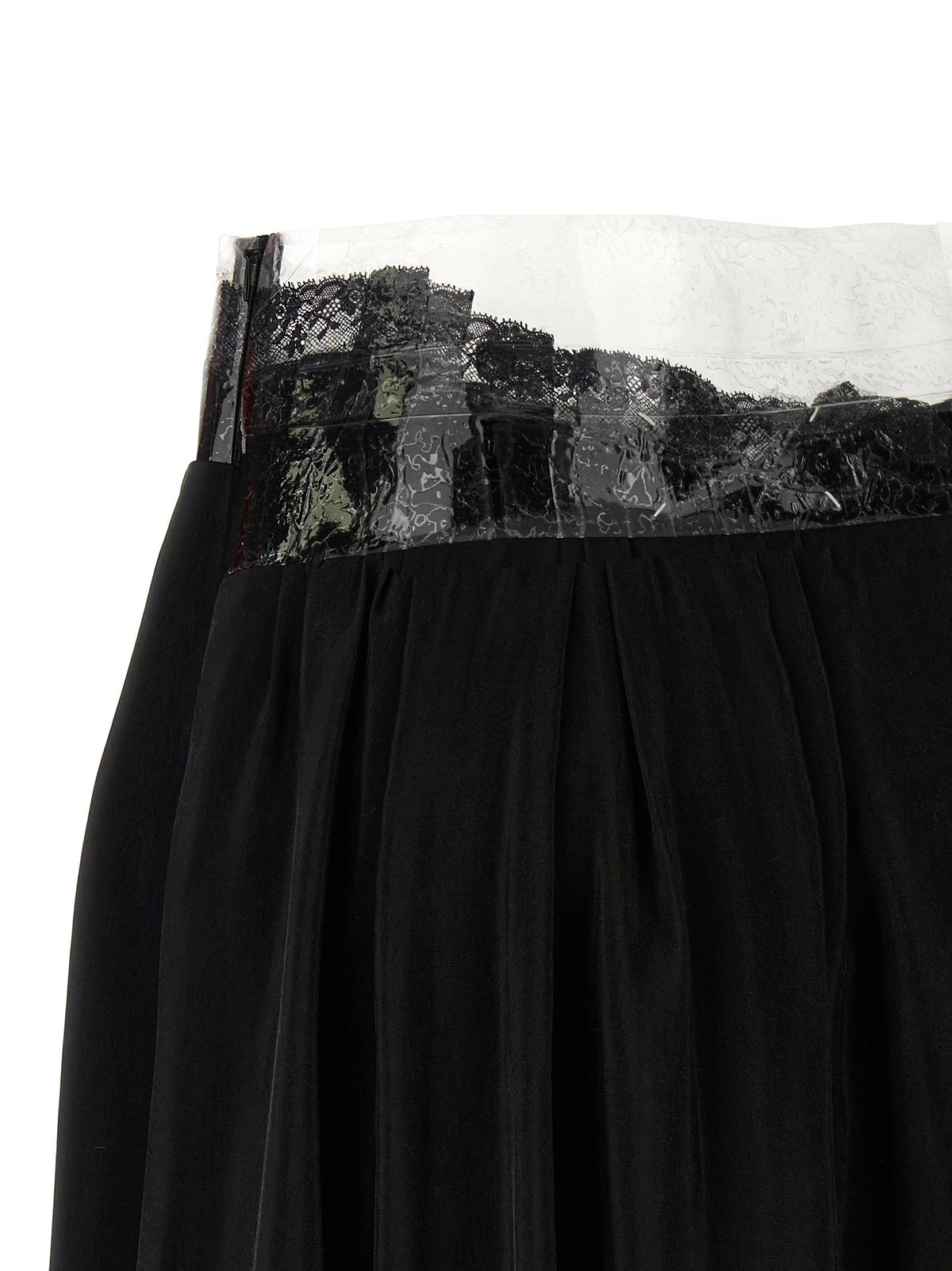 Black Copper Mini Skirt