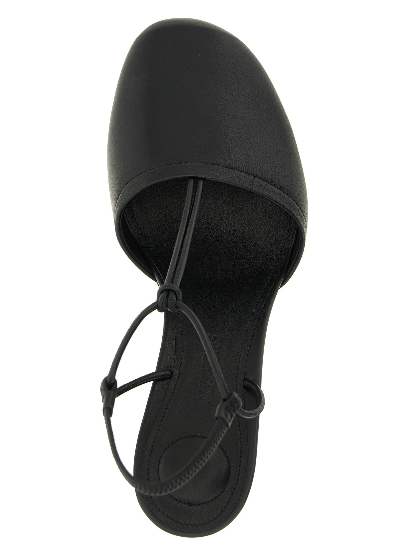 Black Lamb Leather High Heel Pumps