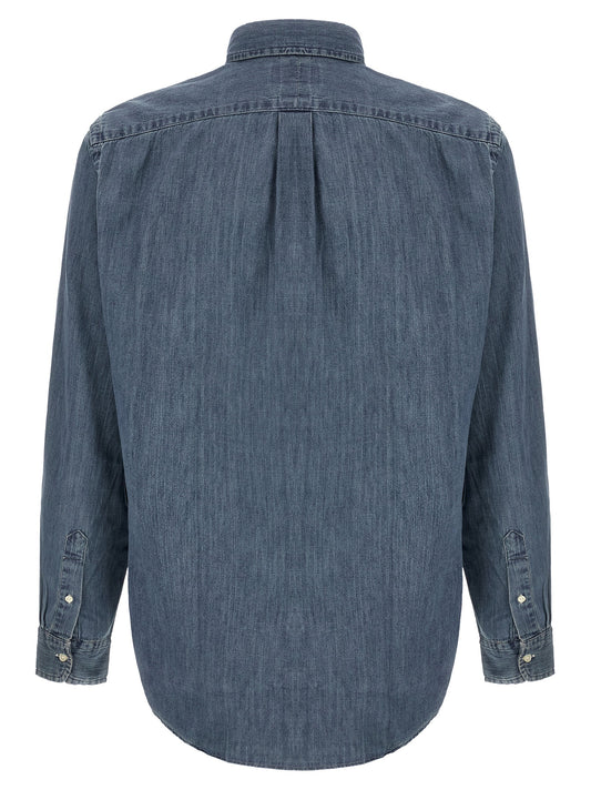 Blue Cotton Blouse