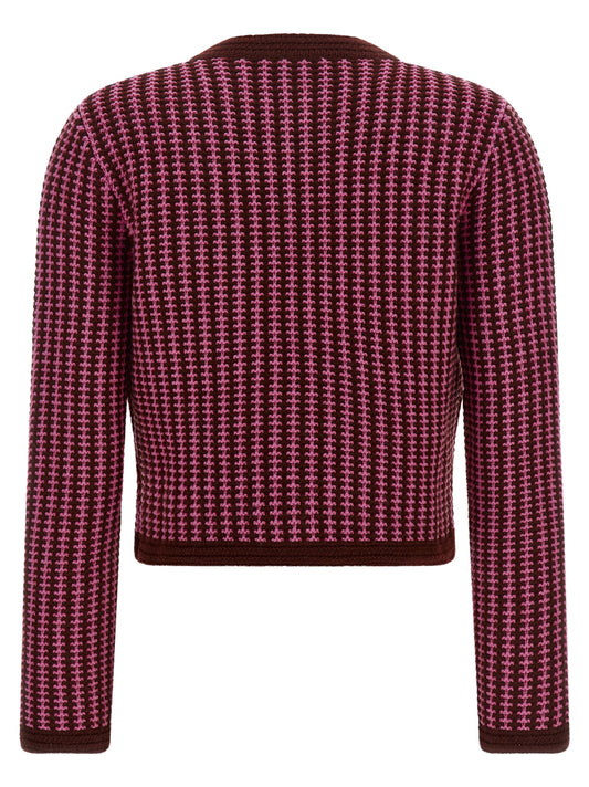 Multicolor Virgin Wool Cardigan
