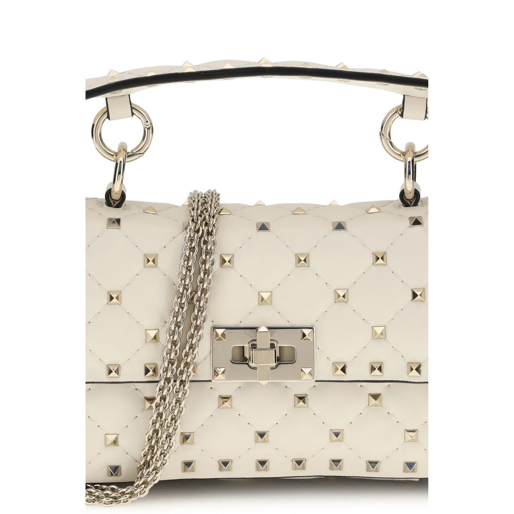 Beige Calf Leather Bos Taurus Handbag