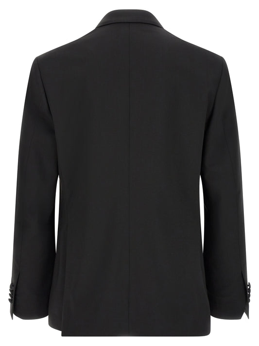 Black Virgin Wool Tuxedo