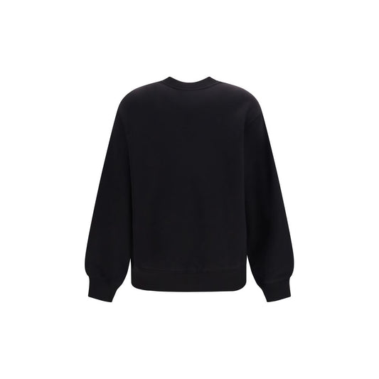 Black Cotton Sweatshirt
