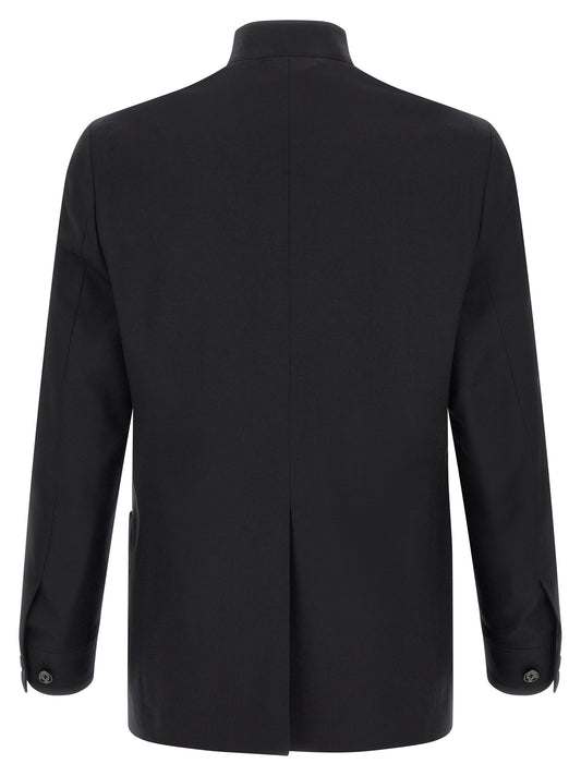 Black Virgin Wool Blazer