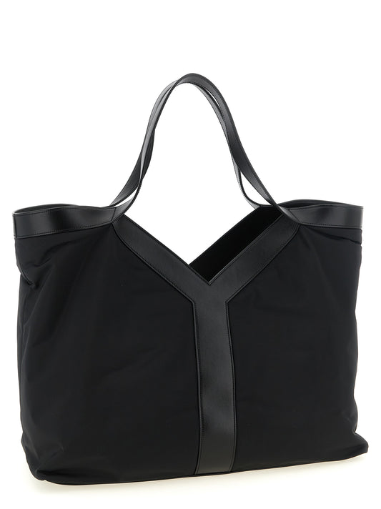Black Calfskin Tote Bag