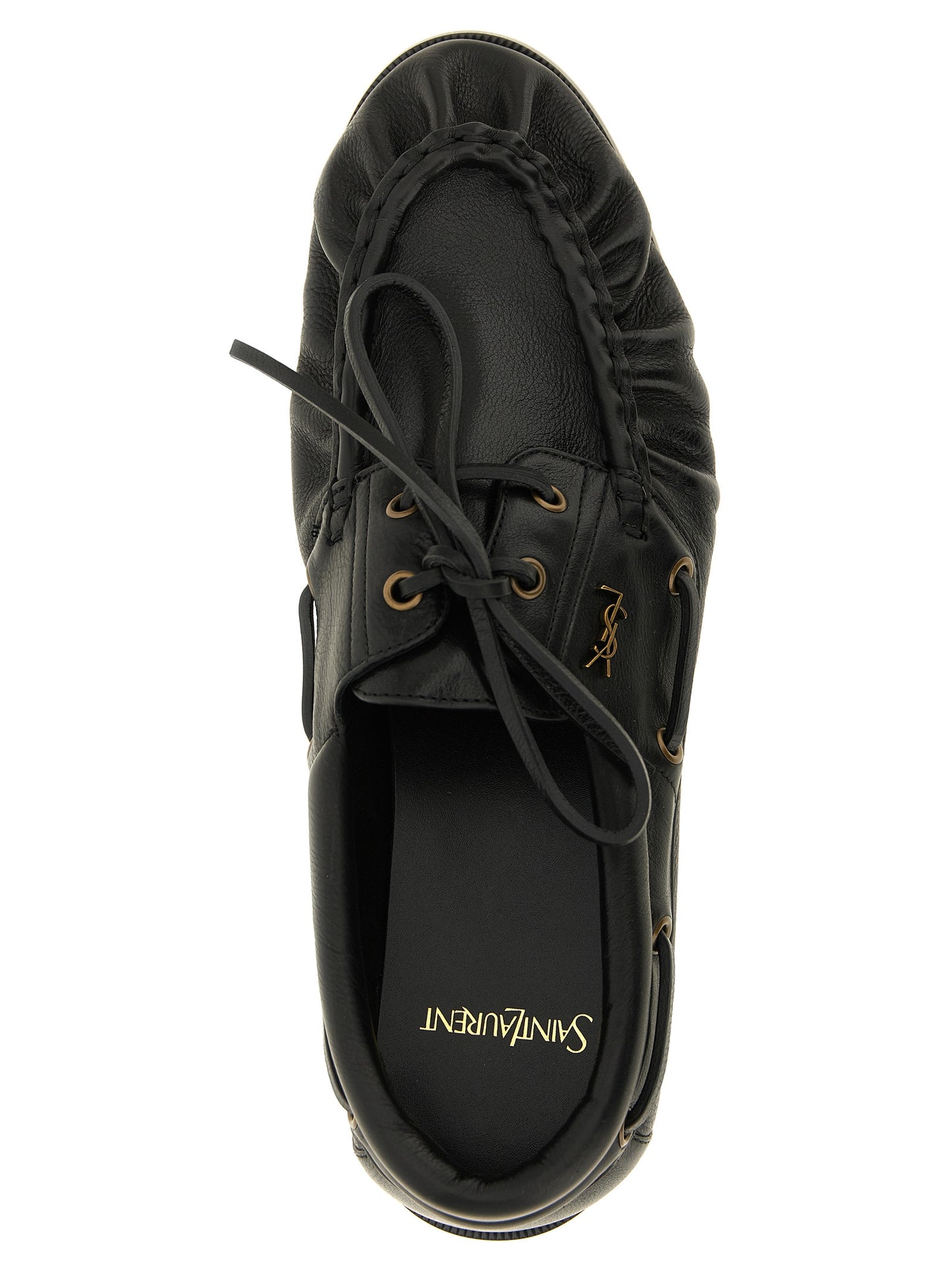 Black Calfskin Slip-On Loafers