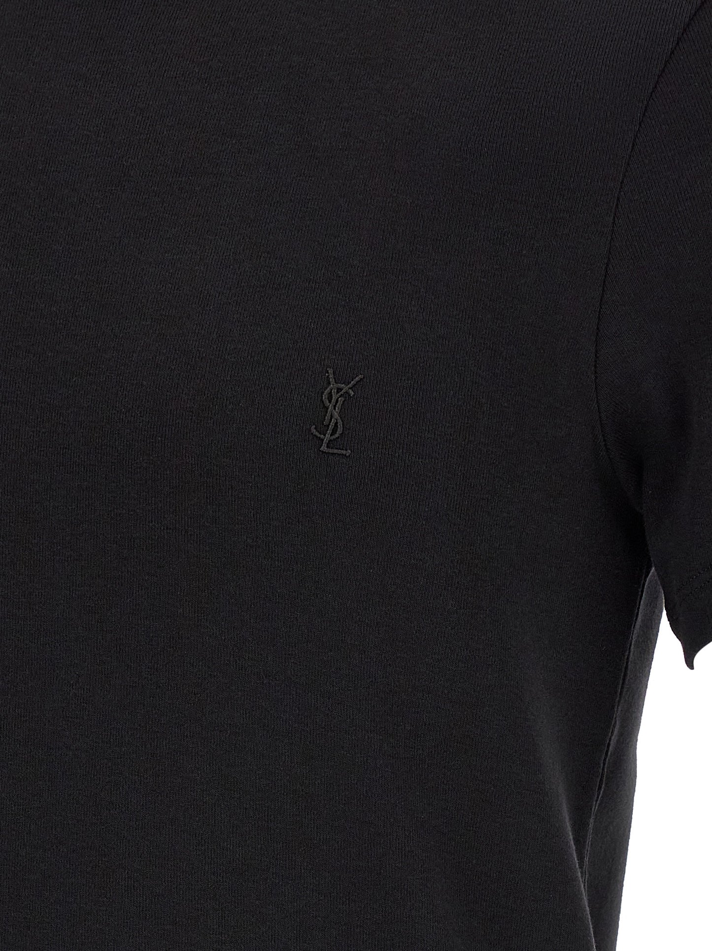 Black Cotton T-Shirt