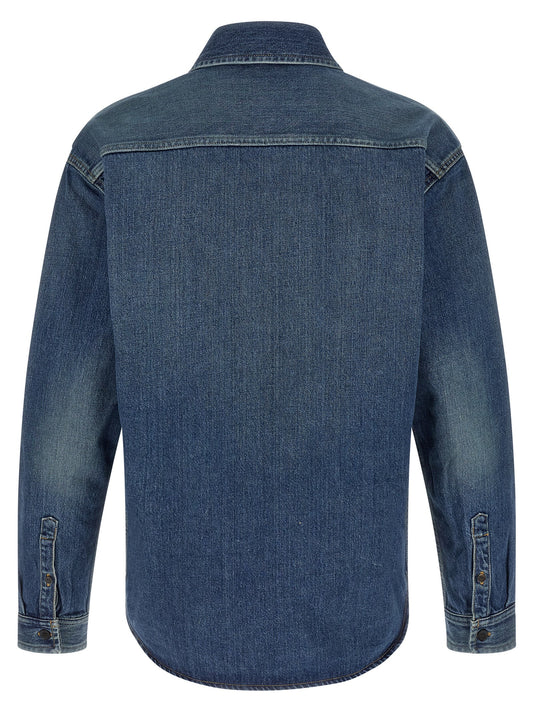 Blue Cotton Blouse