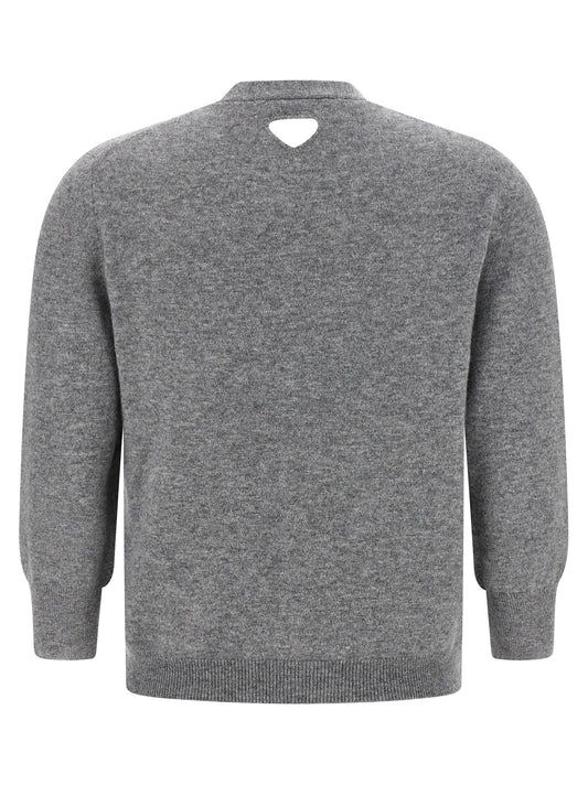Gray Cashmere Cardigan