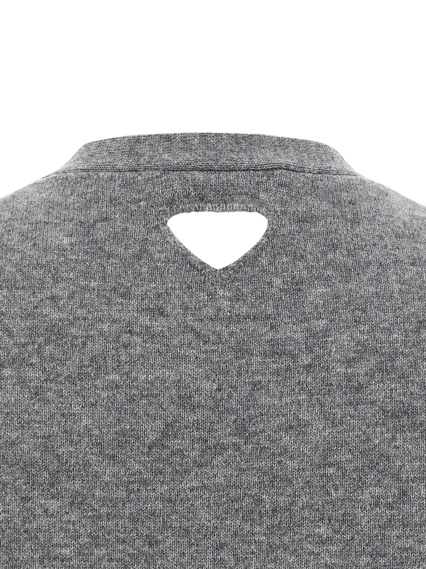 Gray Cashmere Cardigan