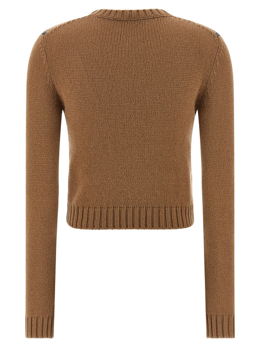 Brown Cashmere Cardigan