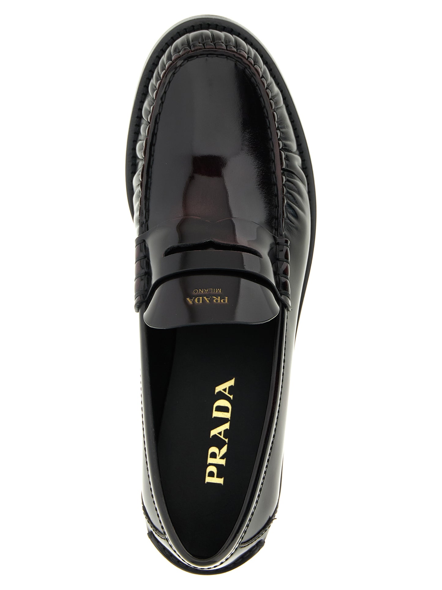 Bordeaux Calfskin Slip-On Loafers