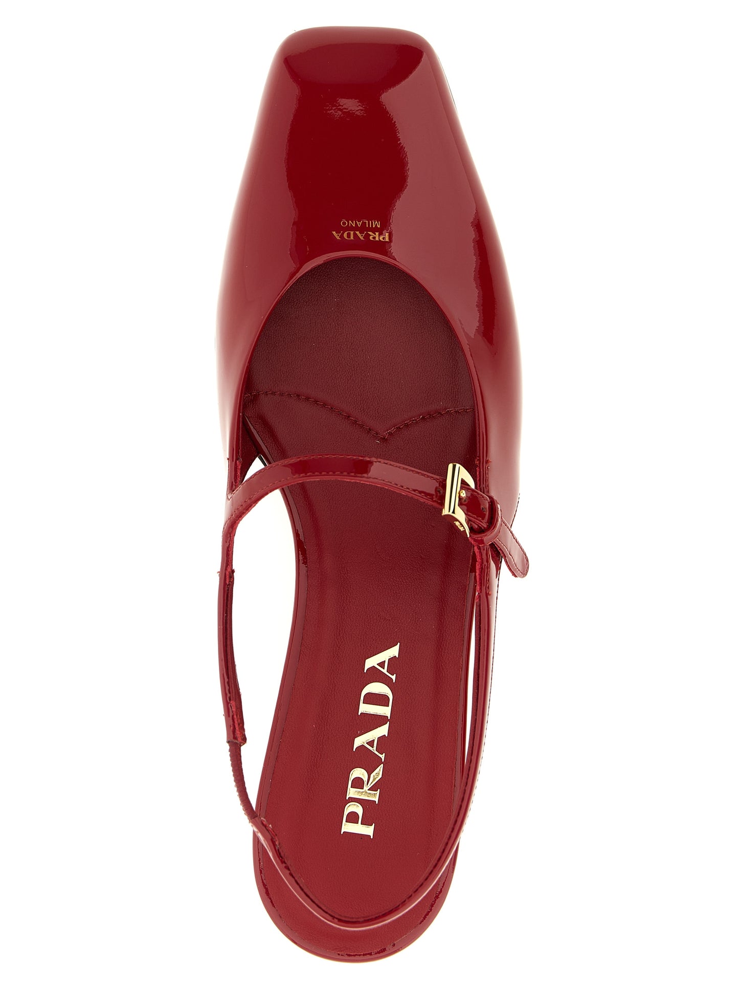 Multicolor Calfskin Ballet Flats