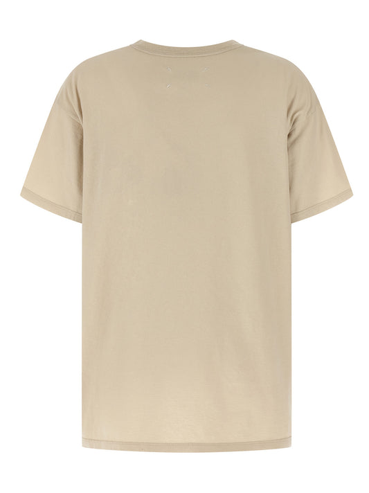 Beige Cotton T-Shirt