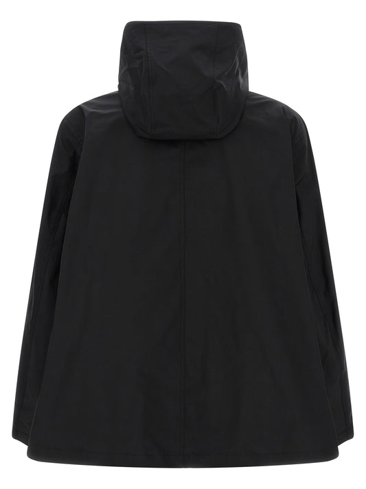 Black Polyester Parka