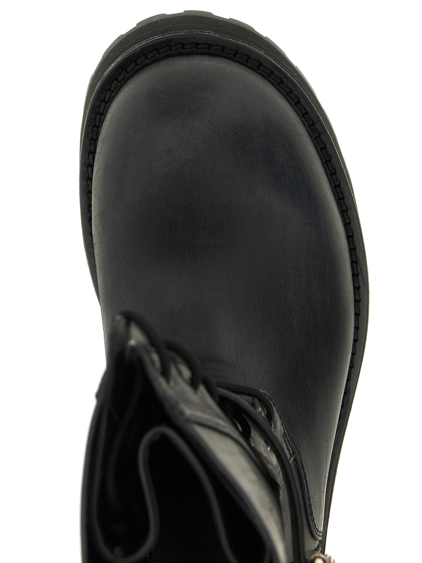 Black Calfskin Ankle Boots